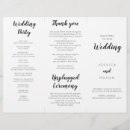 Search for wedding programs Rustic