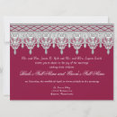 Search for red gray wedding invitations Rustic