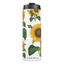 Search for sunflower travel mugs Yellow flowers