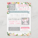 Search for vintage twin baby shower invitations Gender neutral