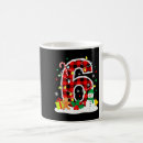 Search for number six mugs Unique