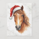 Search for equestrian christmas cards Watercolor