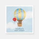 Search for hot air balloon napkins Baby shower