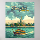 Search for thailand vintage travel posters Bangkok