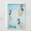 Search for seahorse invitations Pool party