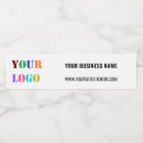 Search for business water bottle labels Promotional