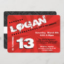 Search for teen boy birthday invitations Simple