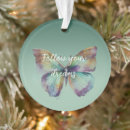 Search for purple butterfly christmas tree decorations Blue