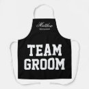 Search for grooms aprons Team groom
