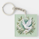 Search for peace dove key rings Christian