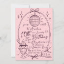 Search for cream birthday invitations Girl