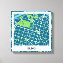Search for blue map canvas prints Geography