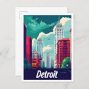 Search for vintage detroit postcards Travel