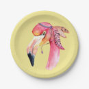 Search for flamingo plates Illustration