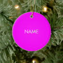 Search for magenta christmas tree decorations White