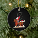 Search for rodeo christmas tree decorations Santa
