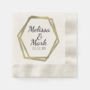 Search for gold foil wedding napkins Minimal