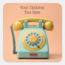 Search for telephone stickers Retro