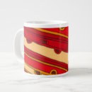 Search for modern abstract art mugs Orange