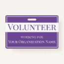 Search for volunteer id badges Identification