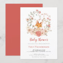 Search for coral baby shower invitations Vintage