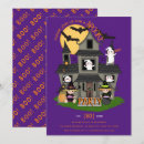 Search for haunted house invitations Black cat