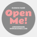 Search for opening stickers Business