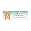 Search for orange tabby cat return address labels Cats