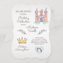 Search for digital unicorn birthday invitations Princess