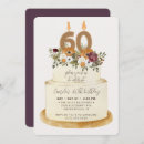 Search for autumn 60th birthday invitations Watercolor