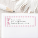 Search for its a girl return address labels Watercolor