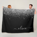 Search for silver glitter blankets Girly