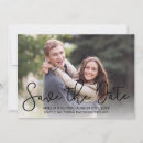 Search for horizontal save the dates Black and white