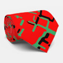 Search for red black and green ties Abstract