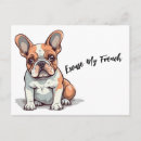 Search for funny bulldog postcards French