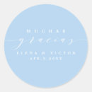 Search for light blue thank you stickers Minimalist