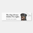 Search for rottie bumper stickers Rottweiler