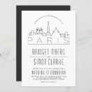 Search for paris destination wedding invitations France