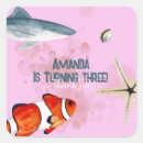 Search for ocean animals stickers Under the sea
