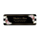 Search for rose gold confetti return address labels Bridal shower
