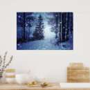 Search for winter night scene posters Forest