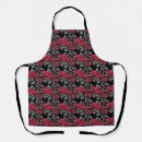 Search for black background aprons Pattern