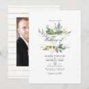 Search for geometric greenery wedding invitations Gold