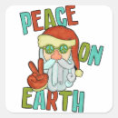 Search for peace earth stickers Retro