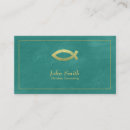 Search for christian fish business cards Jesus