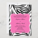 Search for zebra wedding invitations Animal