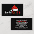Search for santa claus business cards Festive