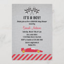Search for car baby boy shower invitations It's a boy