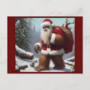 Search for santa claus postcards Animal
