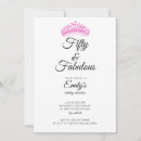 Search for crown birthday invitations Pink
